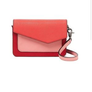 Botkier New York Cobble Hill Colorblock Leather Belt Bag/Cross Body Bag